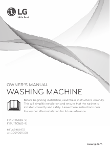 Manual LG F12U1TCN4 Washing Machine