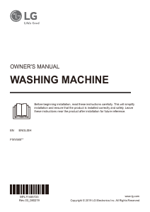 Manual LG FWV585WS Washing Machine