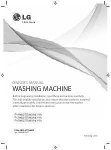 Handleiding LG F12A8TDA5 Wasmachine