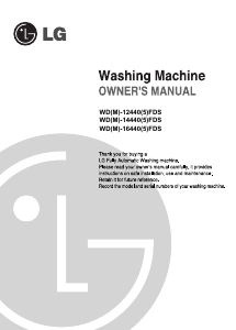 Manual LG WD-14445FDS Washing Machine