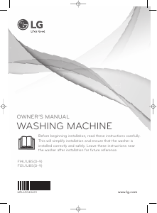 Handleiding LG F14U1JBS8 Wasmachine