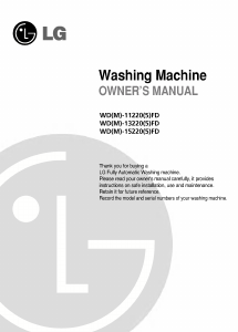 Handleiding LG WD-15220FD Wasmachine