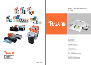 Manuale Peach PL720 Plastificatrice