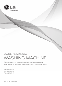 Manual LG F1480FD6 Washing Machine