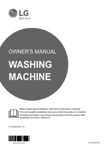Manual LG FH495BDN8 Washing Machine