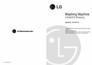 Manual LG WT-R1071TP Washing Machine