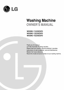 Handleiding LG WD-13220FD Wasmachine