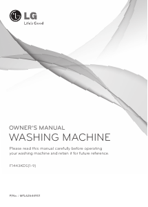 Manual LG F1443KDS6 Washing Machine