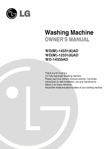 Handleiding LG WD-12336AD Wasmachine