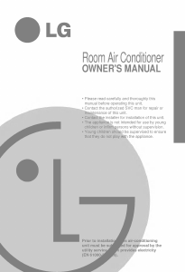 Manual LG LSUT186CEL Air Conditioner