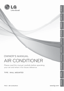 Manual LG E12SQU Air Conditioner