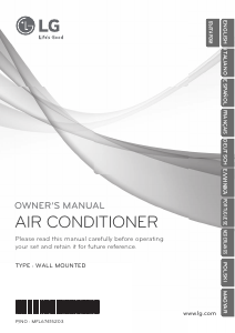 Manual LG E09EK Air Conditioner