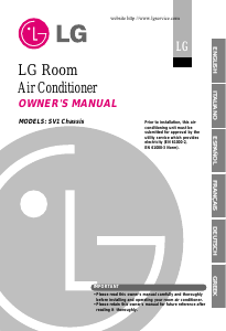 Manual LG ASNH186VML1 Air Conditioner