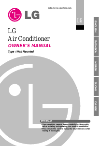 Manual LG S09SQU Air Conditioner