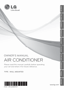 Manual LG E18SQ Air Conditioner