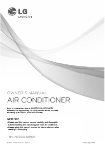 Manual LG S09AT Air Conditioner