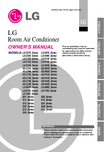 Manual LG ASUH186TLM0 Air Conditioner
