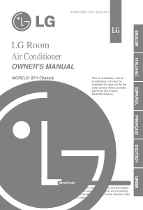 Manual LG AS-H126PBL1 Air Conditioner