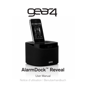 Manuale Gear4 AlarmDock Reveal Sistema docking con altoparlanti