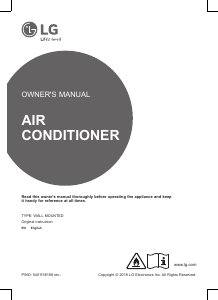 Manual LG PC24SQ Air Conditioner