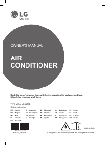 Rokasgrāmata LG AC12BT Gaisa kondicionētājs
