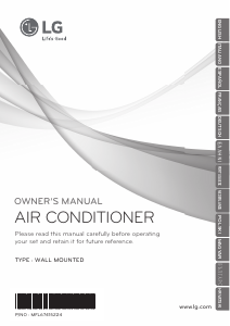 Manual LG E12EL Air Conditioner