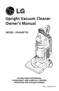 Manual LG VFA282FT Vacuum Cleaner
