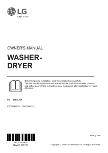 Manual LG FWV796STS Washer-Dryer