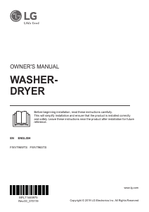 Manual LG FWV796WTS Washer-Dryer