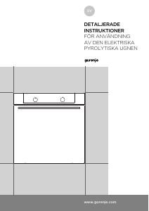 Bruksanvisning Gorenje BOP747S32X Ugn