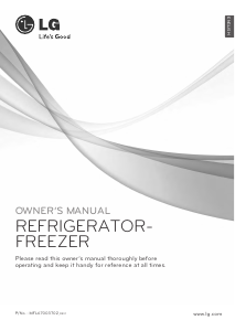 Manual LG GB5240AVAW Fridge-Freezer
