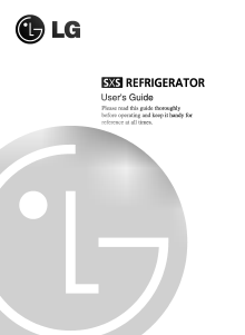 Manual LG GR-P207MGHA Fridge-Freezer