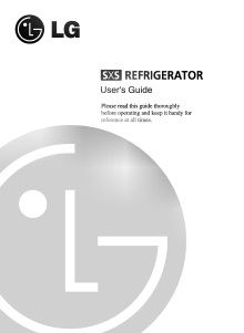 Manual LG GR-B197GTQA Fridge-Freezer