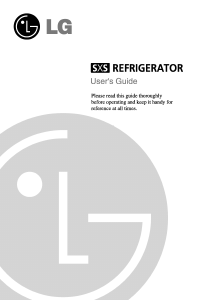 Manual LG GR-B197GLQA Fridge-Freezer