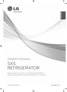 Manual LG GSL545WBYV Fridge-Freezer