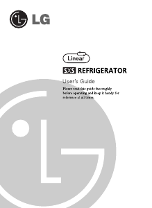 Manual LG GR-L247CKPV Fridge-Freezer