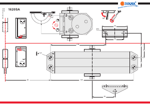 Manual Ivana 1620SA Door Closer