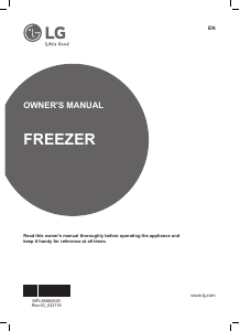 Manual LG GF5137PZJZ Freezer