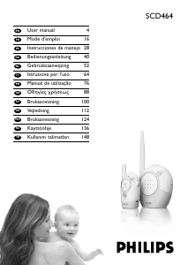 Manuale Philips SCD464 Baby monitor