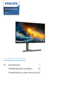 Käyttöohje Philips 278M1R Momentum LED-näyttö