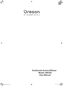 Manual de uso Oregon WA328 Difusor de aroma
