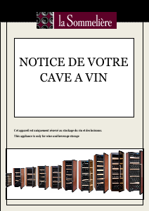 Mode d’emploi La Sommelière CTP205 Cave à vin