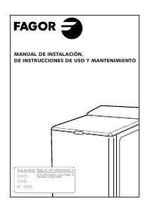 Manual de uso Fagor 2MLT-316 Lavadora