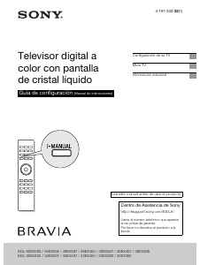 Manual de uso Sony Bravia KDL-46EX507 Televisor de LCD