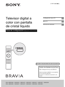 Manual de uso Sony Bravia KDL-46EX405 Televisor de LCD
