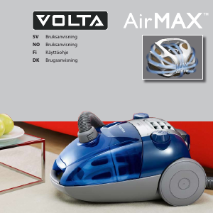 Bruksanvisning Volta U6415 AirMax Dammsugare