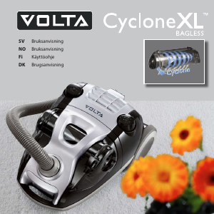 Bruksanvisning Volta U6610 CycloneXL Støvsuger