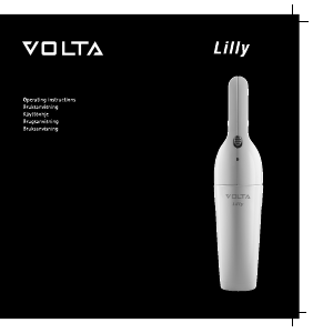 Manual Volta UB1412 Lilly Handheld Vacuum