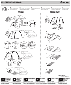 Handleiding Outwell Milestone Dash Air Tent