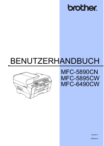 Használati útmutató Brother MFC-6490CW Multifunkciós nyomtató